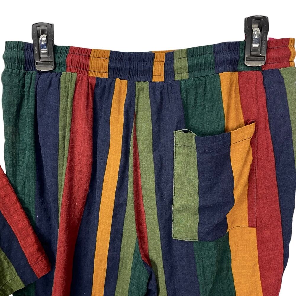 SHEIN Men's STRIPED 2-PIECE SHIRT & SHORTS Set Multicolor Size Large - Picture 6 of 6